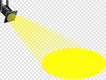 Yellow spotlight illustration, Spotlight , spot light transparent background PNG clipart