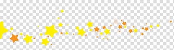 Yellow star banner creatives transparent background PNG clipart