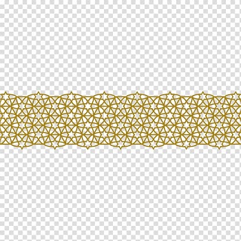 Yellow star border, Lace Adhesive tape Textile Gold Ribbon, golden pattern transparent background PNG clipart