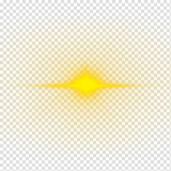 Yellow star , Light Transparency and translucency Luminous efficacy , Spot light effect cross pattern transparent background PNG clipart
