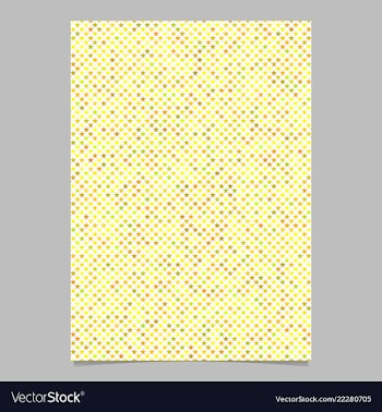 Yellow star shape pattern background brochure vector image