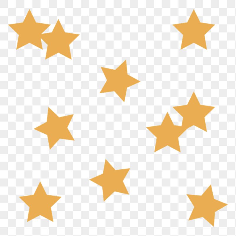 Yellow stars png sticker, cute | Free PNG - rawpixel