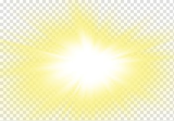 Yellow sun illustration, Sunlight Luminous efficacy, Beautiful beautiful golden sun rays sun glare transparent background PNG clipart