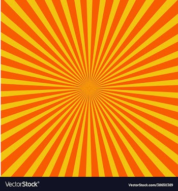 yellow sun pop art background