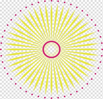 Yellow Sunburst Line, Yellow ray lines transparent background PNG clipart