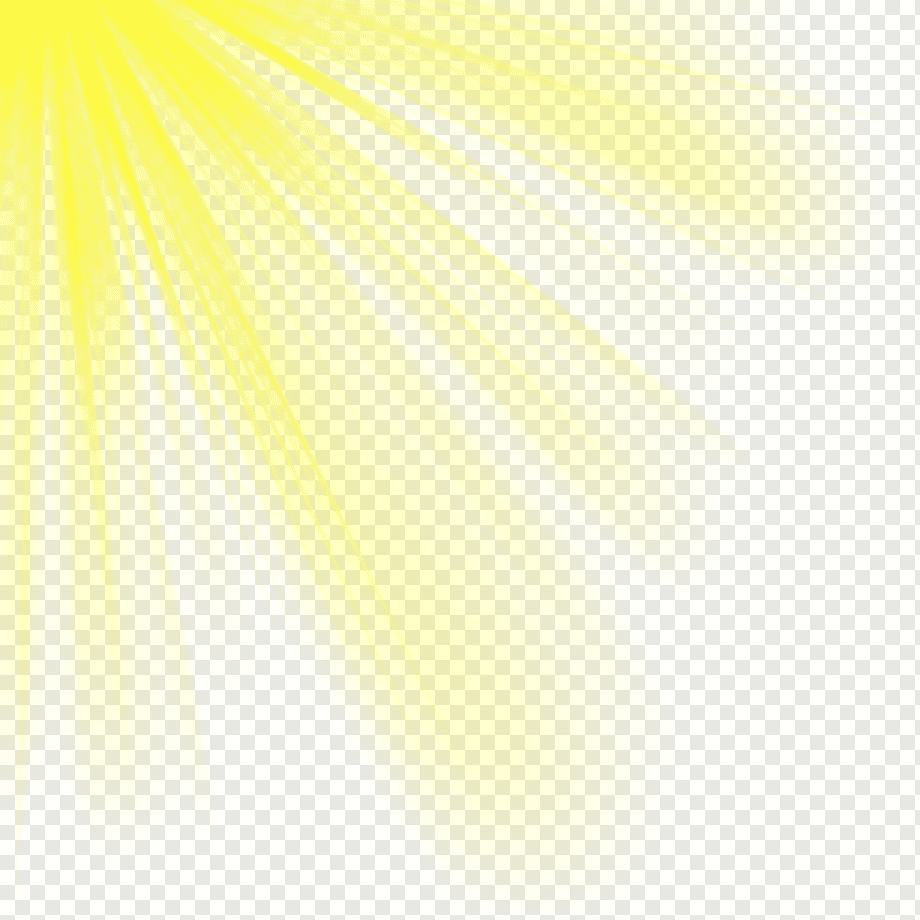 yellow sunray illustration, Light Yellow, Yellow light effect, texture, angle, effect png