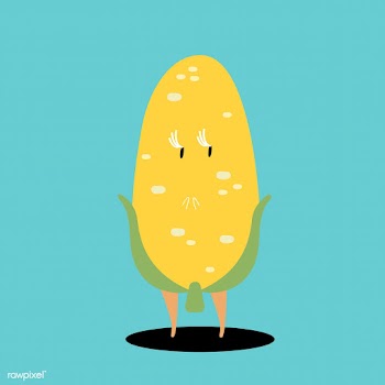 Yellow sweet corn cartoon character vector | Free stock vector - 538654