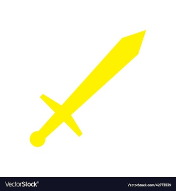 yellow sword icon