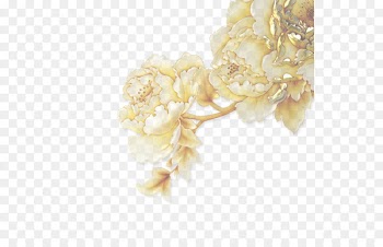 Yellow Template Graphic design - Peony 