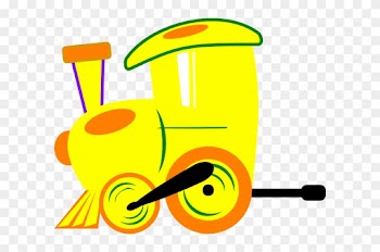 Yellow Train Cliparts - Clip Art Yellow Train