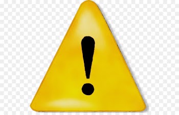 yellow triangle cone triangle sign