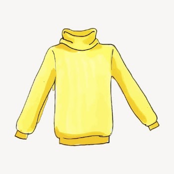 Yellow turtleneck, apparel, marker art | Free Photo - rawpixel