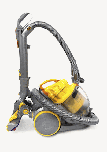 Yellow vacuum cleaner collage element | Free PSD - rawpixel