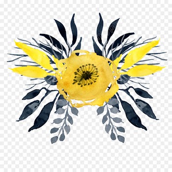 Yellow Watercolor: Flowers Watercolor painting Portable Network Graphics - flower 
