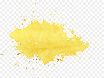 Yellow Watercolor painting Clip art - watercolor painting 