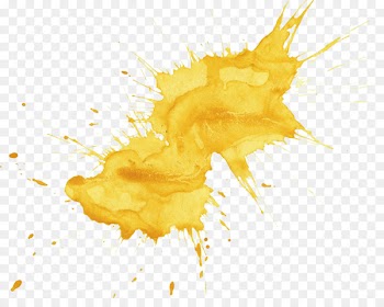Yellow Watercolor painting Desktop Wallpaper - water color 