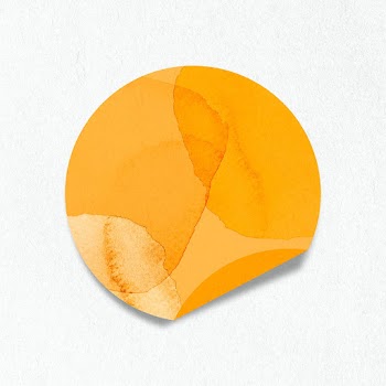 Yellow watercolor textured paper note | Free  illustration - 2340293