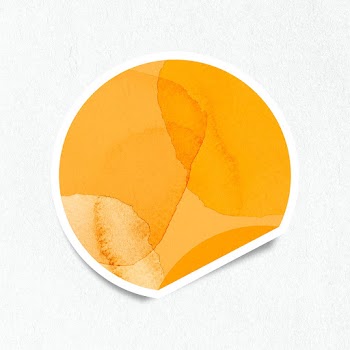 Yellow watercolor textured paper note | Free  illustration - 2340297