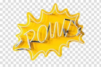 Yellow , white pow LED light transparent background PNG clipart