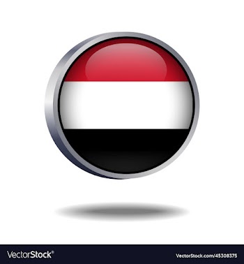 yemen flag button