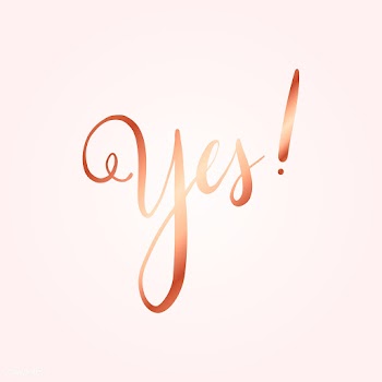 Yes! handwritten typography style vector | Free stock vector - 517947