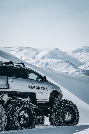 Yes, this is Kamchatka.  And this is a car for traveling anywhere, anytime.