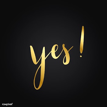 Yes! typography style vector | Free stock vector - 517965