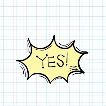 Yes word isolated on background | Free stock vector - 60813