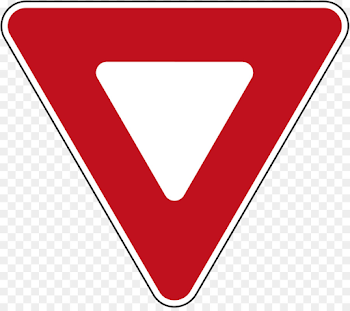 Yield sign Traffic sign Stop sign Road - road png download - 1161 ...