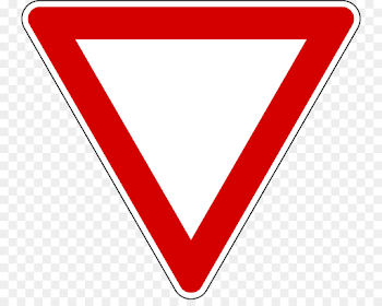 Yield sign Traffic sign Stop sign Warning sign Clip art - Blank ...