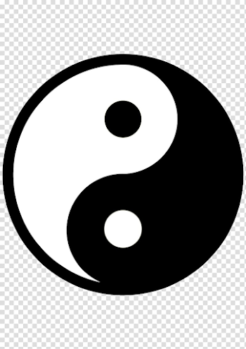 Yin and yang Symbol Sign, yin yang transparent background PNG ...