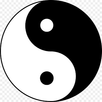 Yin And Yang, Symbol, Sticker, Line Art, Circle PNG