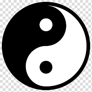 Yin and yang Taijitu Symbol , yin yang transparent background PNG ...