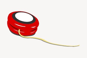 Yo-yo toy clipart, object illustration | Free Vector - rawpixel