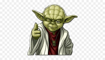 Yoda Emoji Star Wars Sticker - Emoji 
