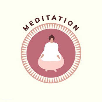 Yoga and meditation wellness icon | Free stock vector - 473003