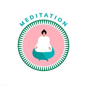 Yoga and meditation wellness icon | Free stock vector - 473030