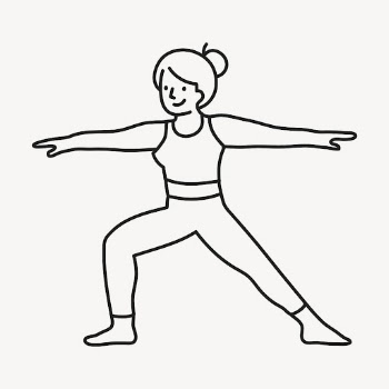 Yoga girl clipart, healthy lifestyle | Free Vector Illustration - rawpixel