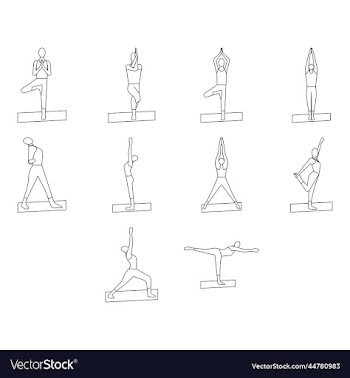 yoga icon set free