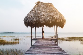 Yoga in Peten Itza, Guatemala