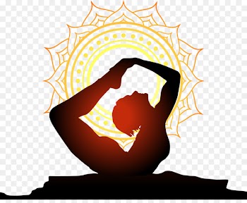 Yoga Physical exercise Wall decal Sunset - Vector Yoga 