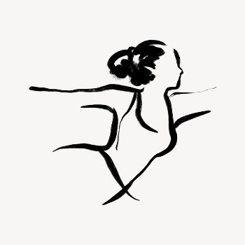 Yoga pose collage element, drawing | Free Photo - rawpixel