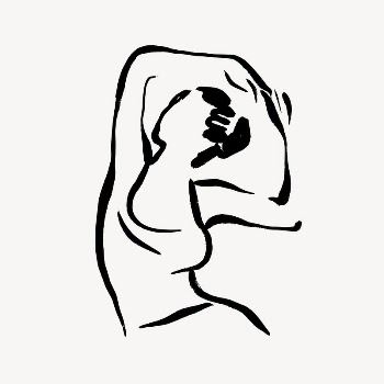 Yoga pose collage element, drawing | Free Photo - rawpixel