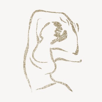 Yoga pose collage element, gold | Free Photo - rawpixel