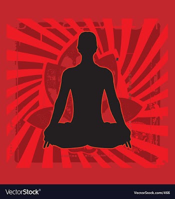 Yoga zen vector image