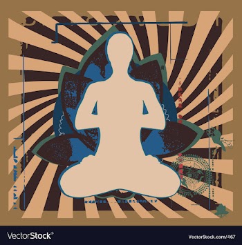 Yoga zen vector image