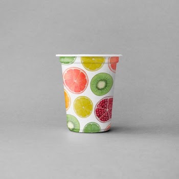 Yogurt cup mockup Free Psd
