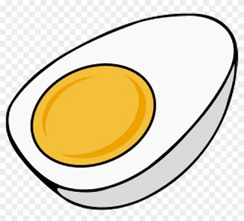 Yolk Clip Art - Hard Boiled Egg Clipart