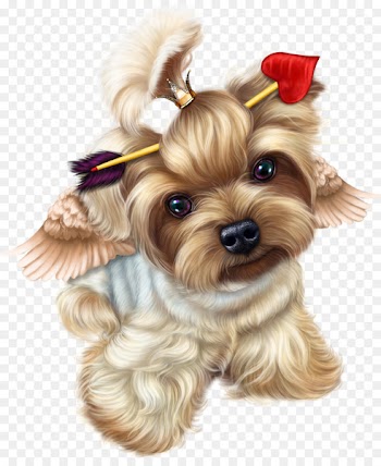 Yorkshire Terrier Puppy Valentine's Day Vinegar valentines - puppy 