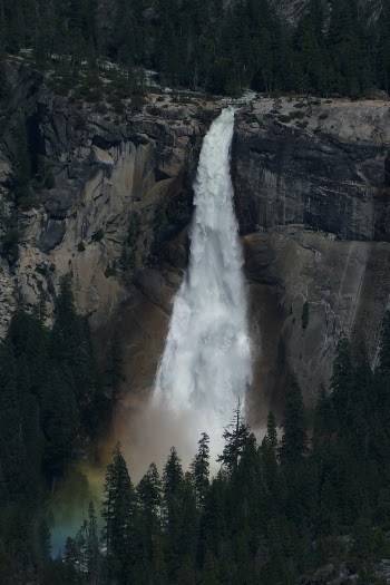 Yosemite is the Truth. 
Yosemite is the Wilderness. 
Yosemite is the sound of the waterfalls. 
Yosemite is the happiness of walking a long distance on a such a beautiful trails with everything you need on your back.
I took this pic on June 8 2019. This year Yosemite waterfalls are spectacular and run really fast. Yosemite has stolen my heart 